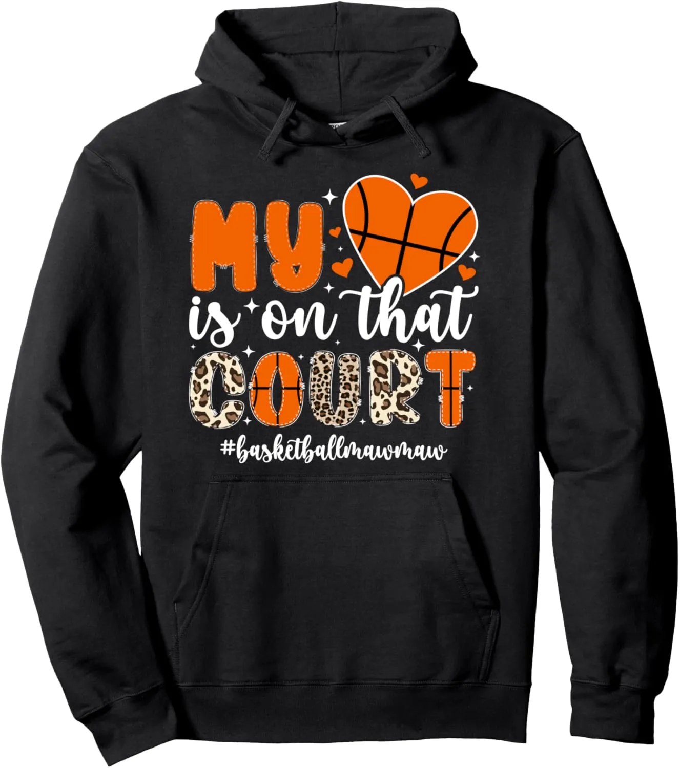 On That Court Basketball Mawmaw Basketball Player Mawmaw Pullover Hoodie