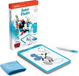 Osmo - Super Studio Disney Mickey Mouse & Friends - Ages 5-11 - Learn to Draw - For iPad or Fire Tablet Educational Learning Games - STEM Toy Gifts, Boy & Girl-Ages 5 6 7 8 9 10 11(Osmo Base Required)