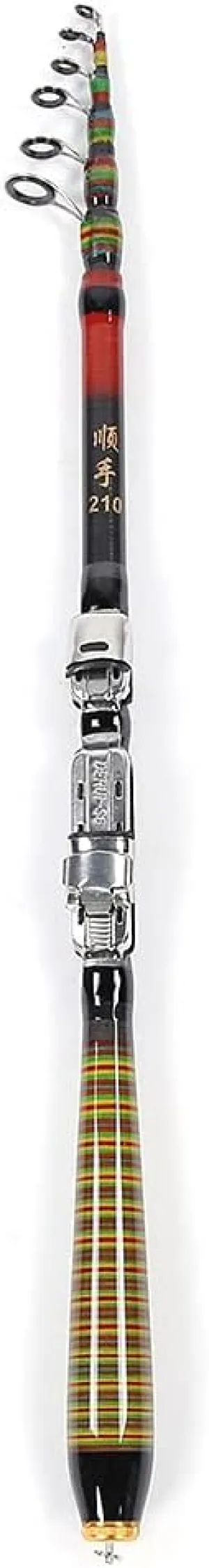 OUKENS Fishing Rods and Accessories Fishing Rod,Telescopic Fishing Rod Portable Rotating Hand