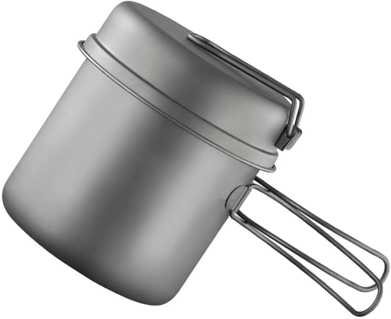 Outdoor Cooking Pots Frypan Metal Camping Cookware Portable Camping Pots for Camping Hiking Picnics Enduring
