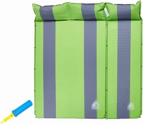 Outdoor Camping Mats Picnic Blankets Car Mattresses Thick Tent Mats Inflatable Cushions Beach Mats Suitable for Family Hiking and Camping (Color : A, Size : 74×76.77in)