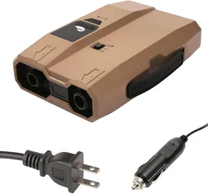 Paddle North High Pressure SUP & Kayak Electric Pump - AC/DC Adapters for Car/Boat - Optional Lithium-Ion Battery - Auto-Off, Deflation Function, Halkey-Roberts Valve Connector