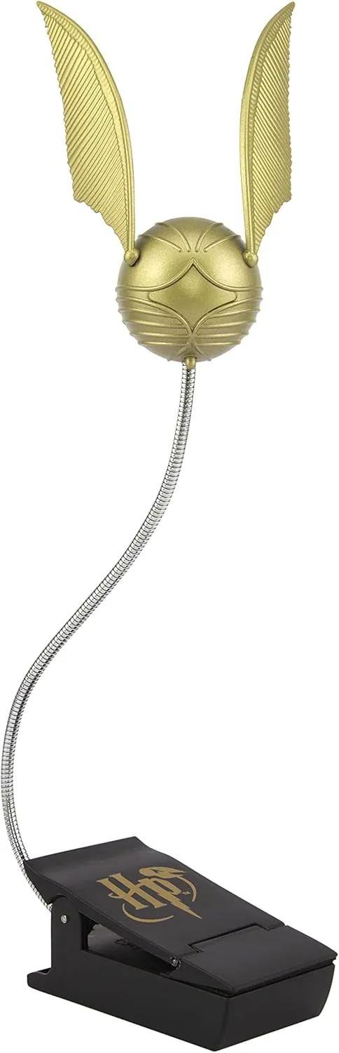 Paladone Golden Snitch Harry Potter Themed Reading Light with Lumi Clip | Battery Powered