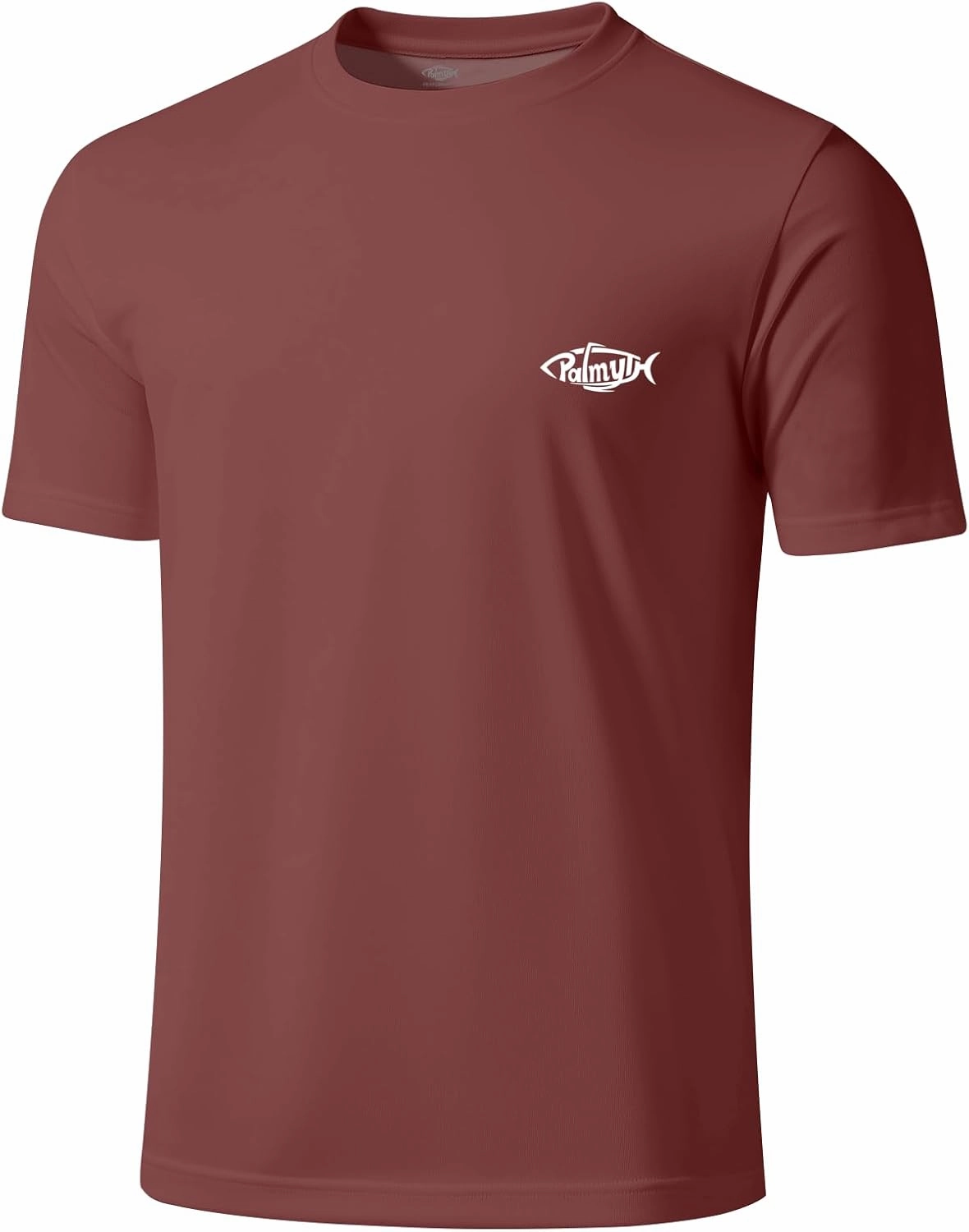 Palmyth Fishing Shirts for Men Short Sleeve Sun Protection T Shirt UPF 50  Quick Dry Tee
