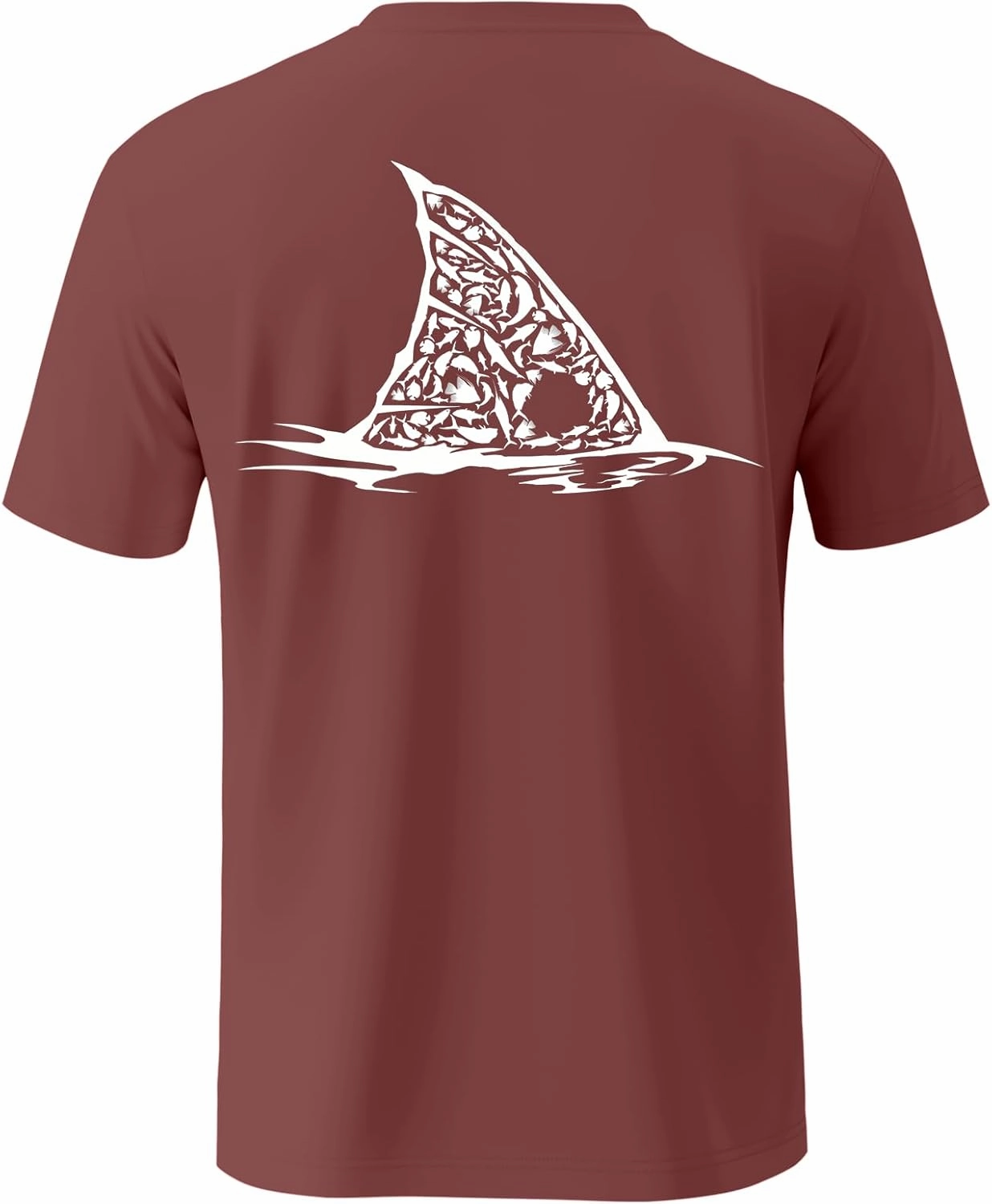 Palmyth Fishing Shirts for Men Short Sleeve Sun Protection T Shirt UPF 50  Quick Dry Tee