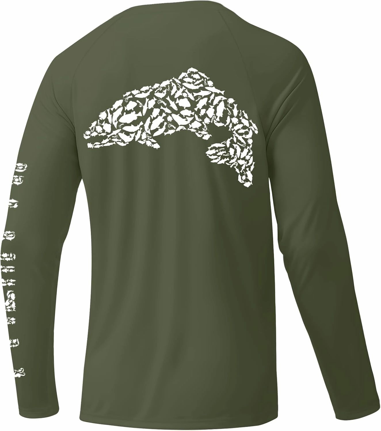 Palmyth Fishing Shirts for Men Sun Protection Long Sleeve T Shirt UPF 50  Quick Dry Tee