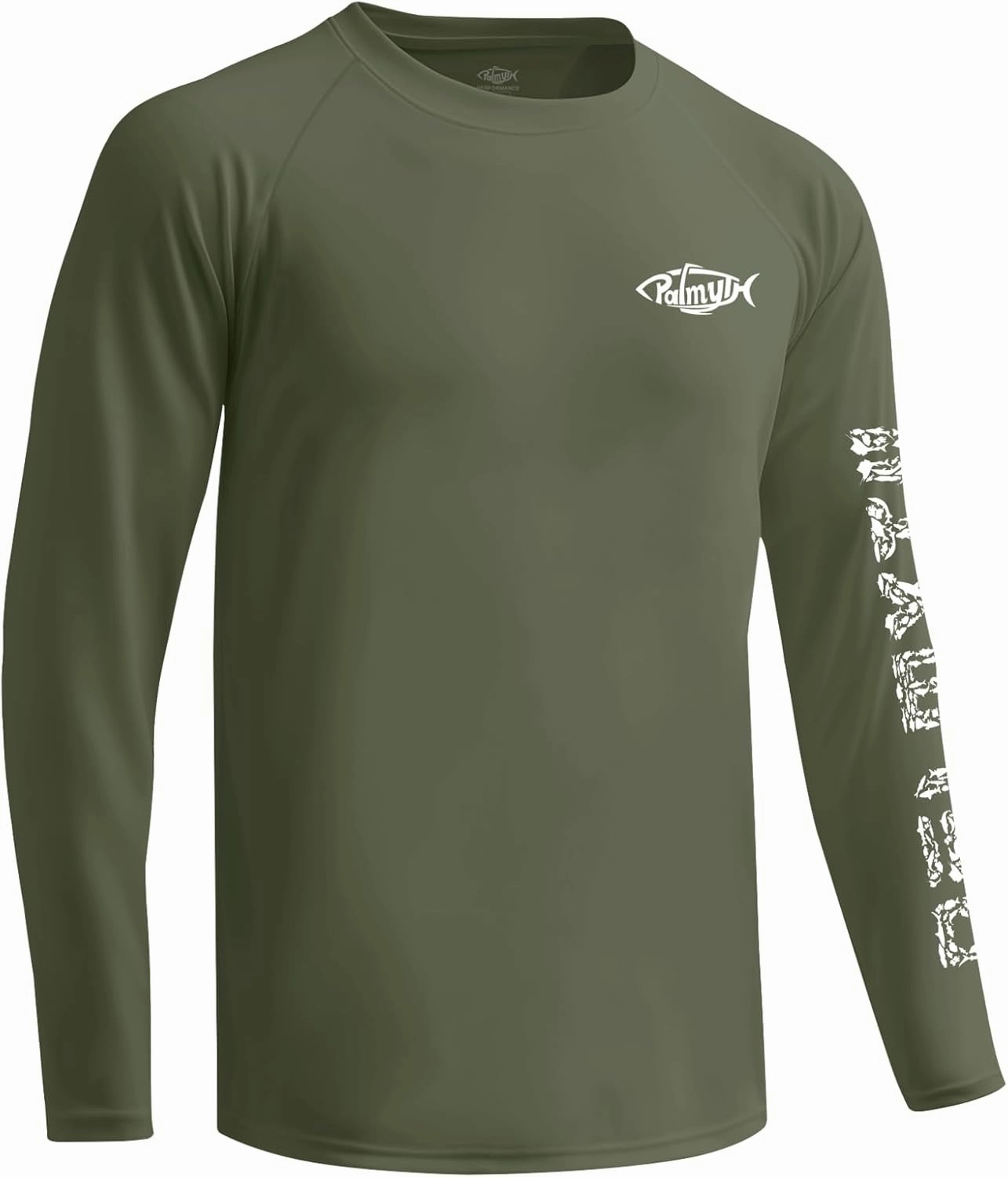 Palmyth Fishing Shirts for Men Sun Protection Long Sleeve T Shirt UPF 50  Quick Dry Tee