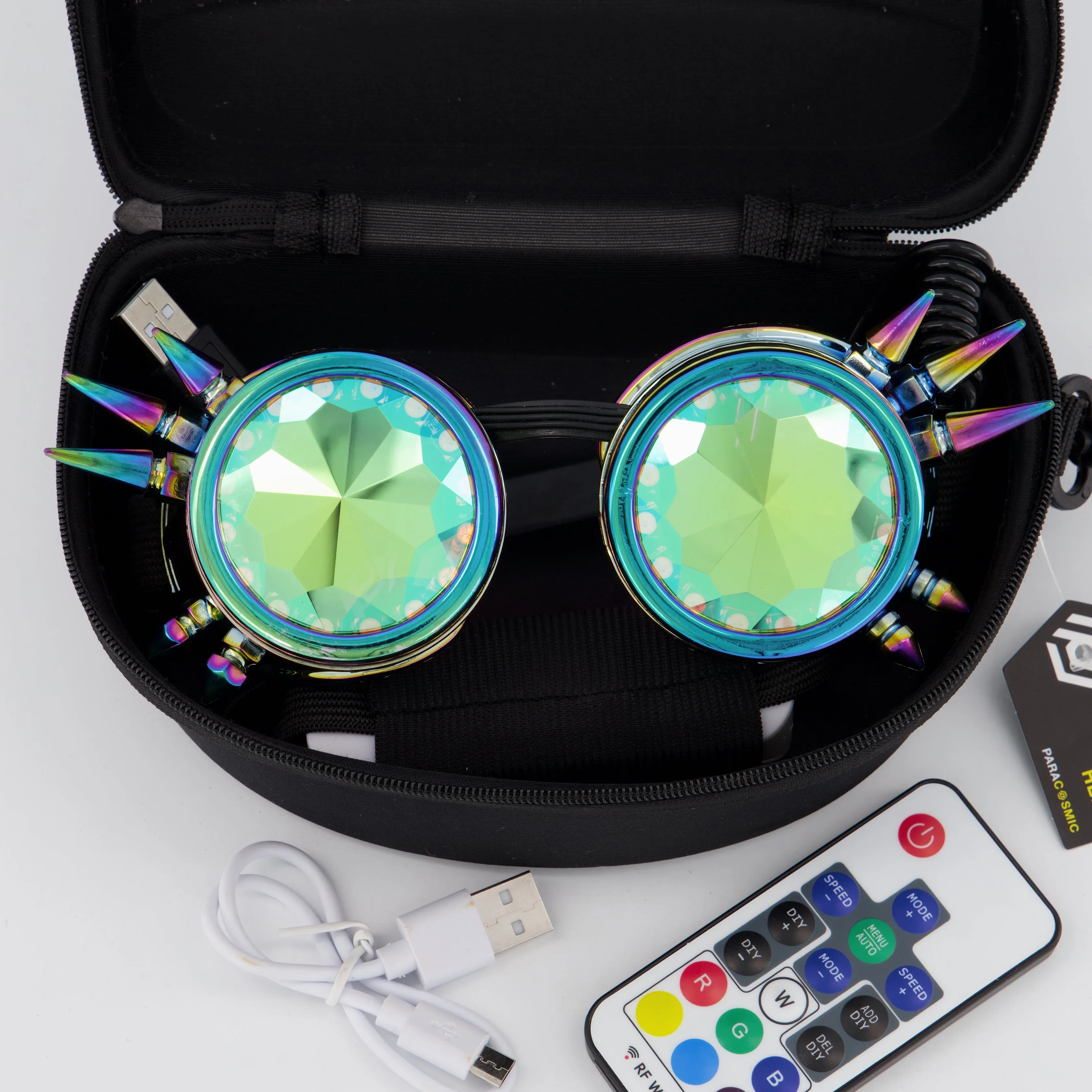 PARACOSMIC LED Kaleidoscope Goggles - Nexus