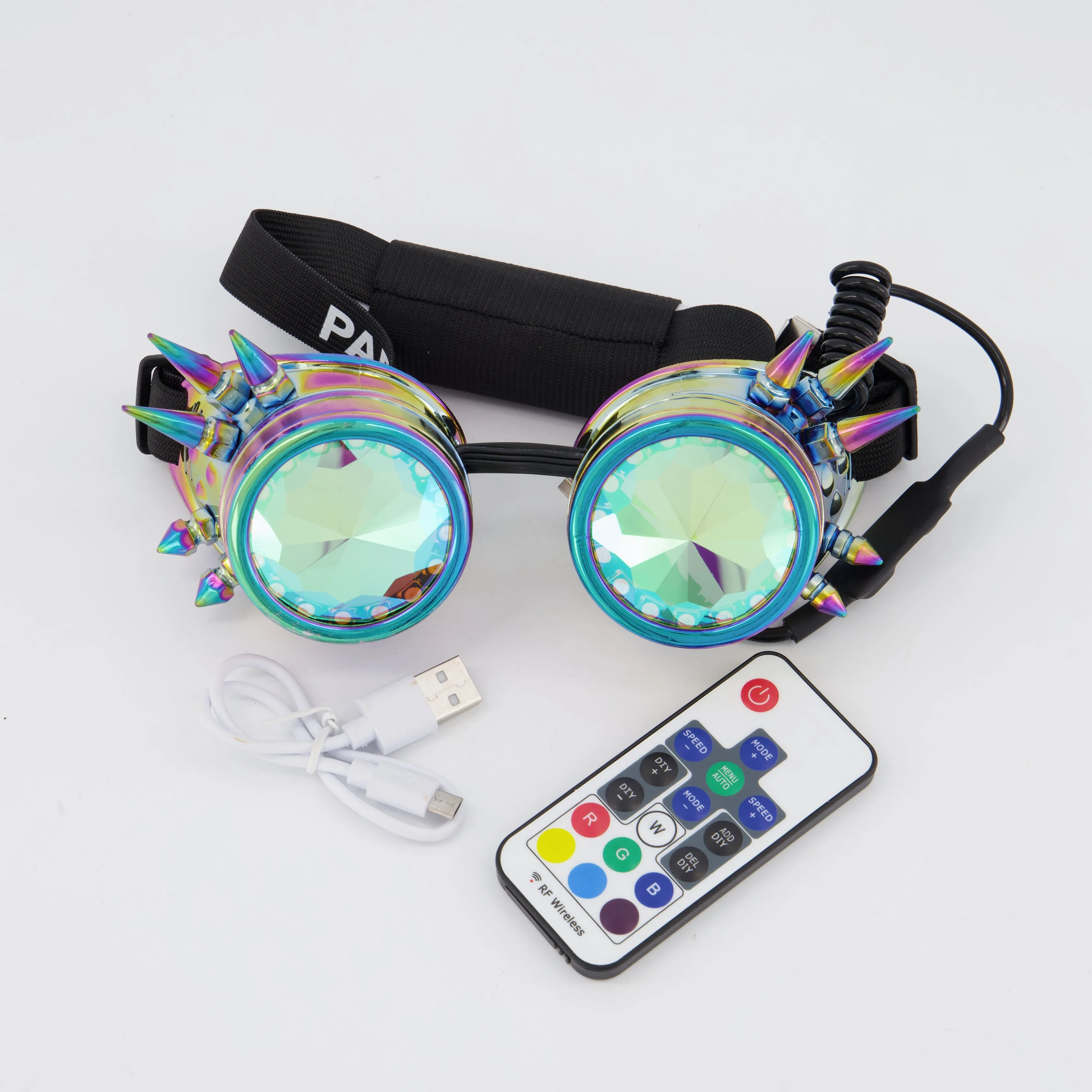 PARACOSMIC LED Kaleidoscope Goggles - Nexus