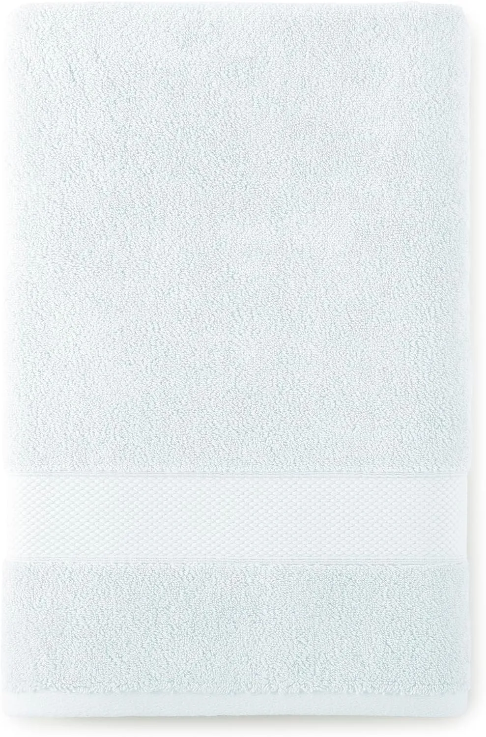 Peacock Alley Diamond 6 Piece Towel Set - Luxurious 100% Long-Staple Turkish Cotton - Soft, Absorbent & Fast Drying, Glacier