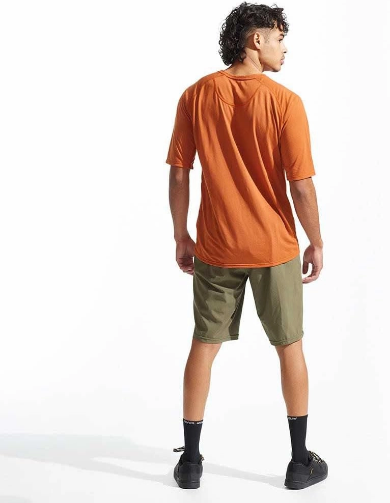 PEARL IZUMI Men's Canyon Short, Comfortable Durable Mountain Bike Short with Detachable Chamois Liner & Two Zippered Pockets