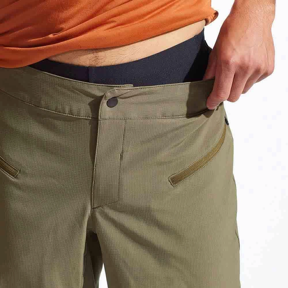 PEARL IZUMI Men's Canyon Short, Comfortable Durable Mountain Bike Short with Detachable Chamois Liner & Two Zippered Pockets