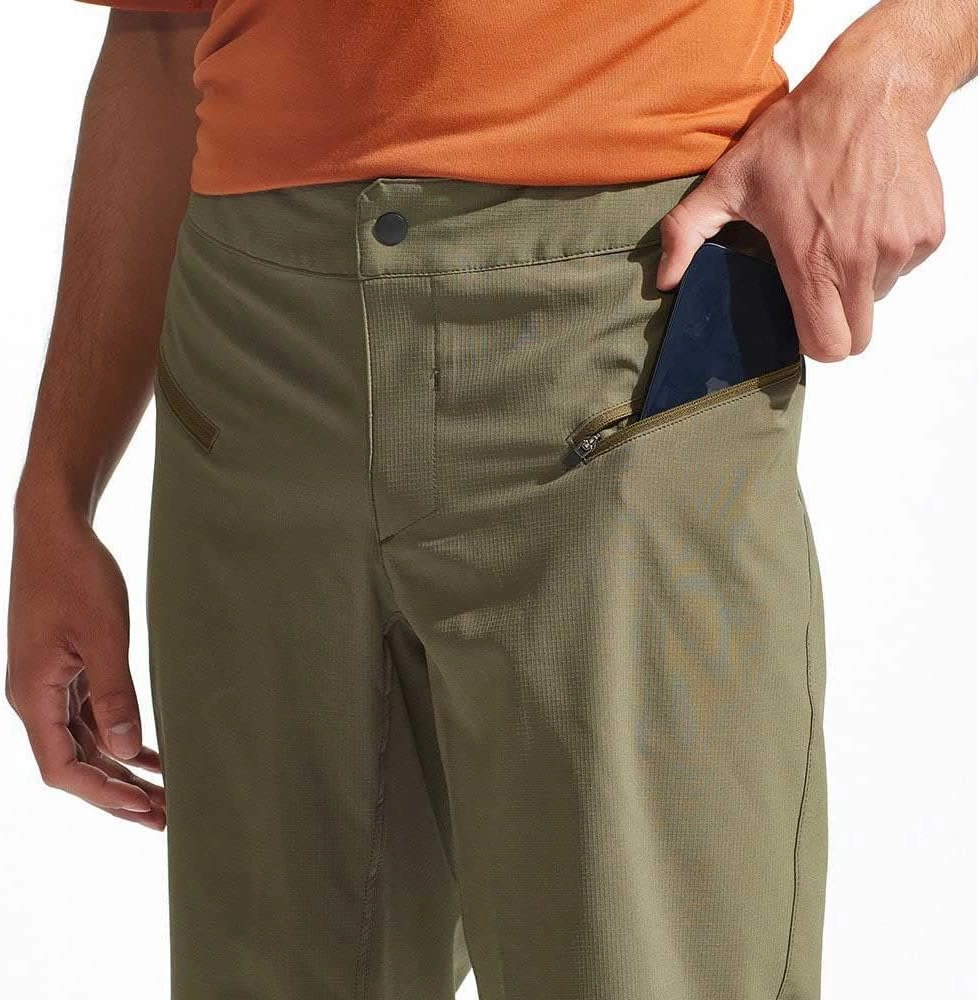 PEARL IZUMI Men's Canyon Short, Comfortable Durable Mountain Bike Short with Detachable Chamois Liner & Two Zippered Pockets