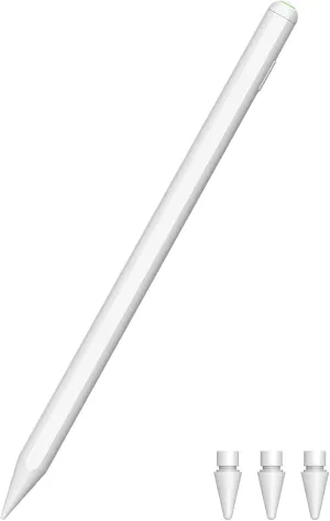 Pencil Pro for iPad 2018-2025, IPencil with 15 Min Quick Charge & Power Indicator & Palm Rejection & Tlit Sensitivity, Stylus Pen for iPad 6-11, Air 3-5/M2/M3, Mini 5-6, Pro (11"/12.9" 3-6/13"/M4)