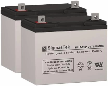 Permobil Entra Corpus Wheelchair Deep Cycle Battery 12V 75AH Replacement