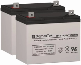 Permobil Entra Corpus Wheelchair Deep Cycle Battery 12V 75AH Replacement