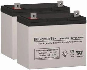 Permobil Trax Corpus Wheelchair Deep Cycle Battery 12V 75AH Replacement