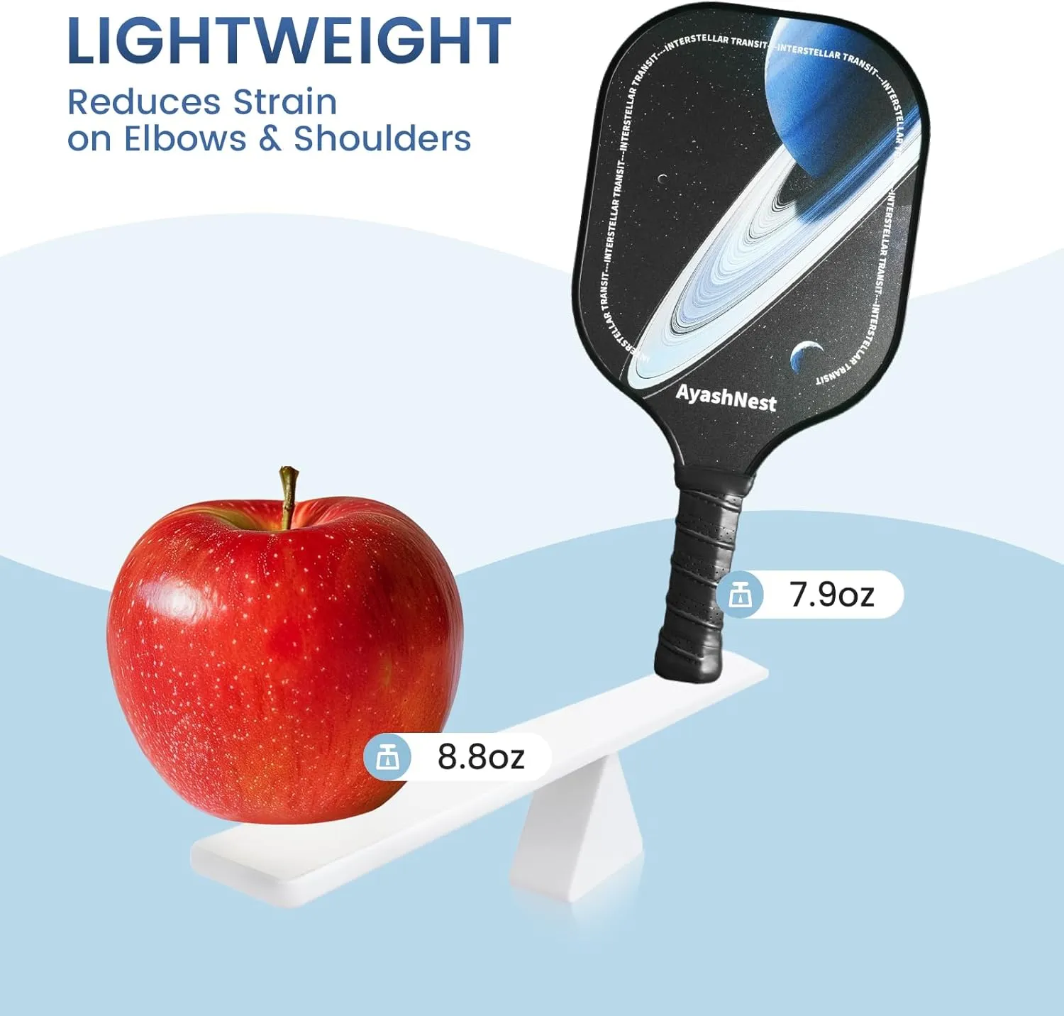 Pickleball Paddles Set of 2, Lightweight Carbon Fiber, Durable Pickleball Rackets with 4 Pickleball Balls, Portable Bag, Non-Slip Grip, Cute Pickleball Paddles for All Skill Levels, Men and Women