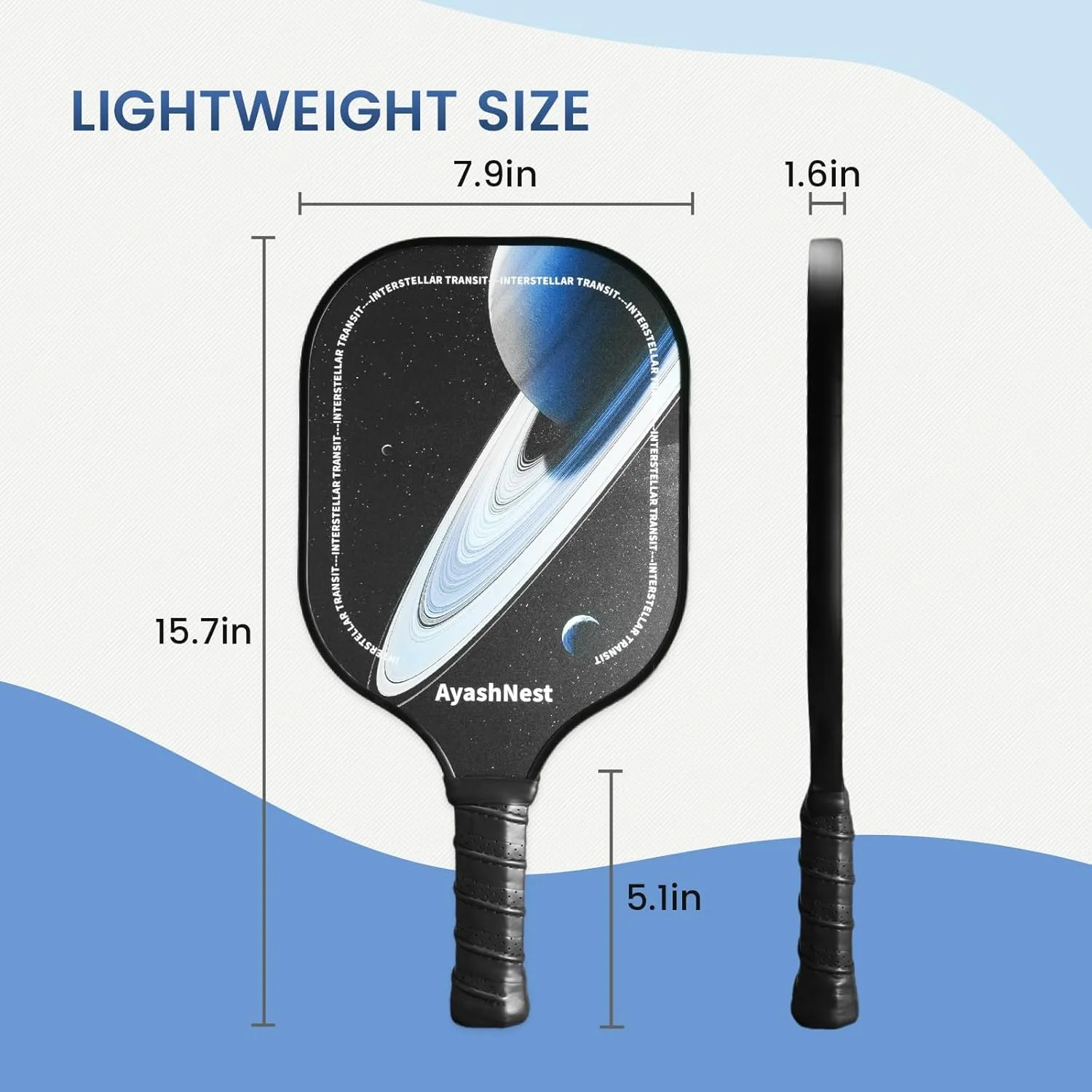 Pickleball Paddles Set of 2, Lightweight Carbon Fiber, Durable Pickleball Rackets with 4 Pickleball Balls, Portable Bag, Non-Slip Grip, Cute Pickleball Paddles for All Skill Levels, Men and Women