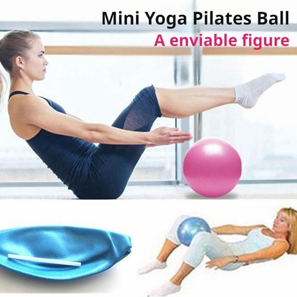 Pilates Essentials Kit for Women,11 pcs Pilates Ring Circle Set,Yoga Sets Includes Pilates Rings Booty Bands Hip Exercise Band Yoga Ball 25cm Figure 8 Resistance Band for Working Out