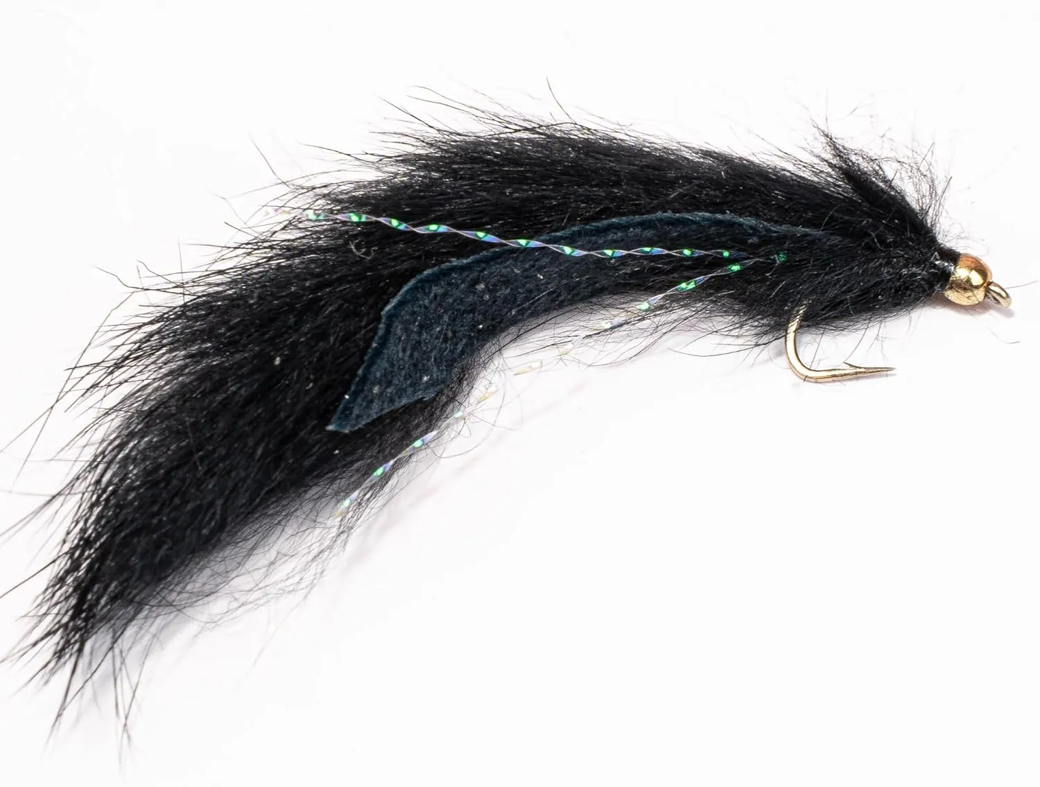 Pine Squirrel Leech Trout Flies for Fly Fishing 12 Pack - Brown, Black, Olive, Hook Size 12, Wet Fly Fishing Accessories, Wet Fies, Streamer Fly Box, Fishing Flies for Bass