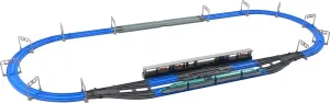 PLARAIL Advance - Series E5 Shinkansen [Join & Double Track Point Rail Set] (Model Train)