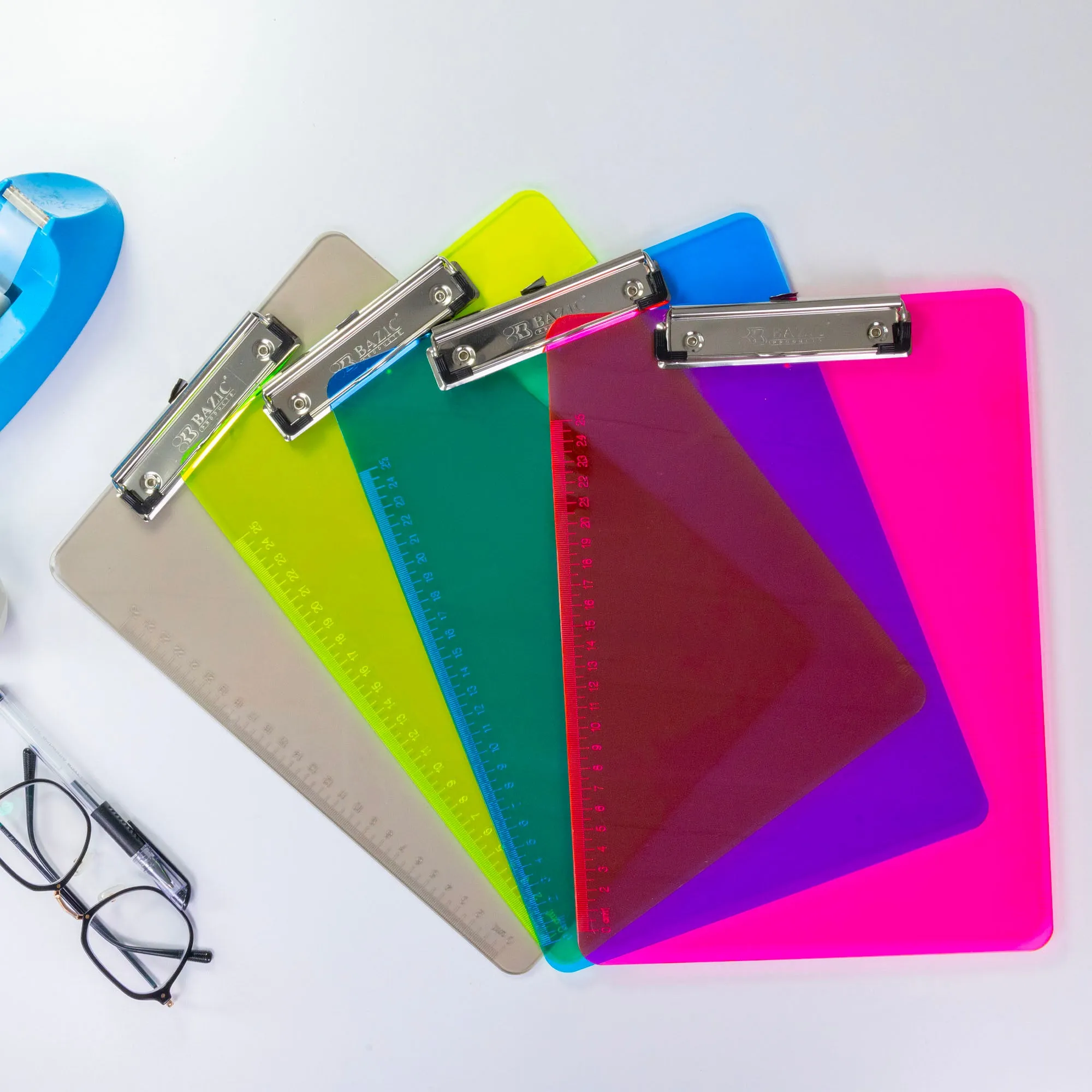 Plastic Clipboard Standard Size w/ Low Profile Clip