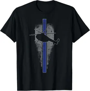 Police Aviation Police Aviator Helicopter Pilot Shirt