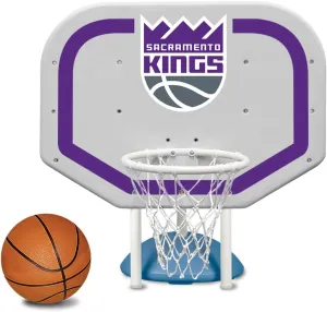 Poolmaster 72957 Sacramento Kings NBA Pro Rebounder-Style Poolside Basketball Game