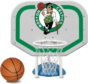 Poolmaster Boston Celtics NBA Pro Rebounder-Style Poolside Basketball Game