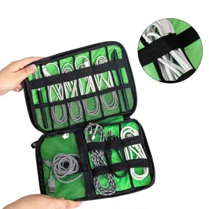 Portable Electronic Accessory Organizer /