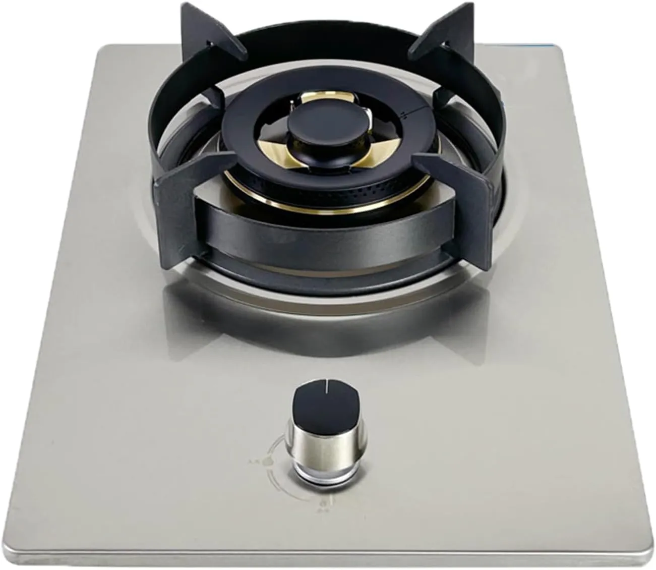 Portable Gas Stove 1 Burner,5.2kW Stainless Steel Camping Stove,LPG/NG Cooktop With Flameout Protection,for Outdoor RV Hiking BBQ(LPG)