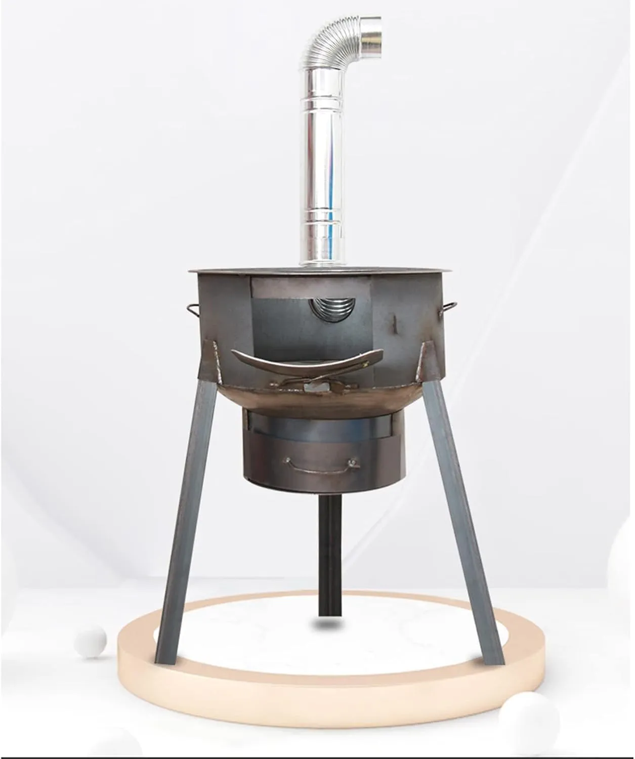 Portable Kerosene Stove, 9800W Outdoor Fuel Oil Cooking Stove for Gasoline/Diesel/Alcohol, Hiking, Camping, Picnic Burner for 2-5 People with Fuel Injectors & Accessories(43CM)