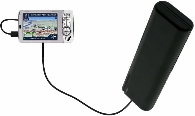 Portable AA Battery Pack Designed for The Navman ICN 510 - Powered by 4 X AA Batteries to Provide Emergency Charge. Built Using TipExchange Technology