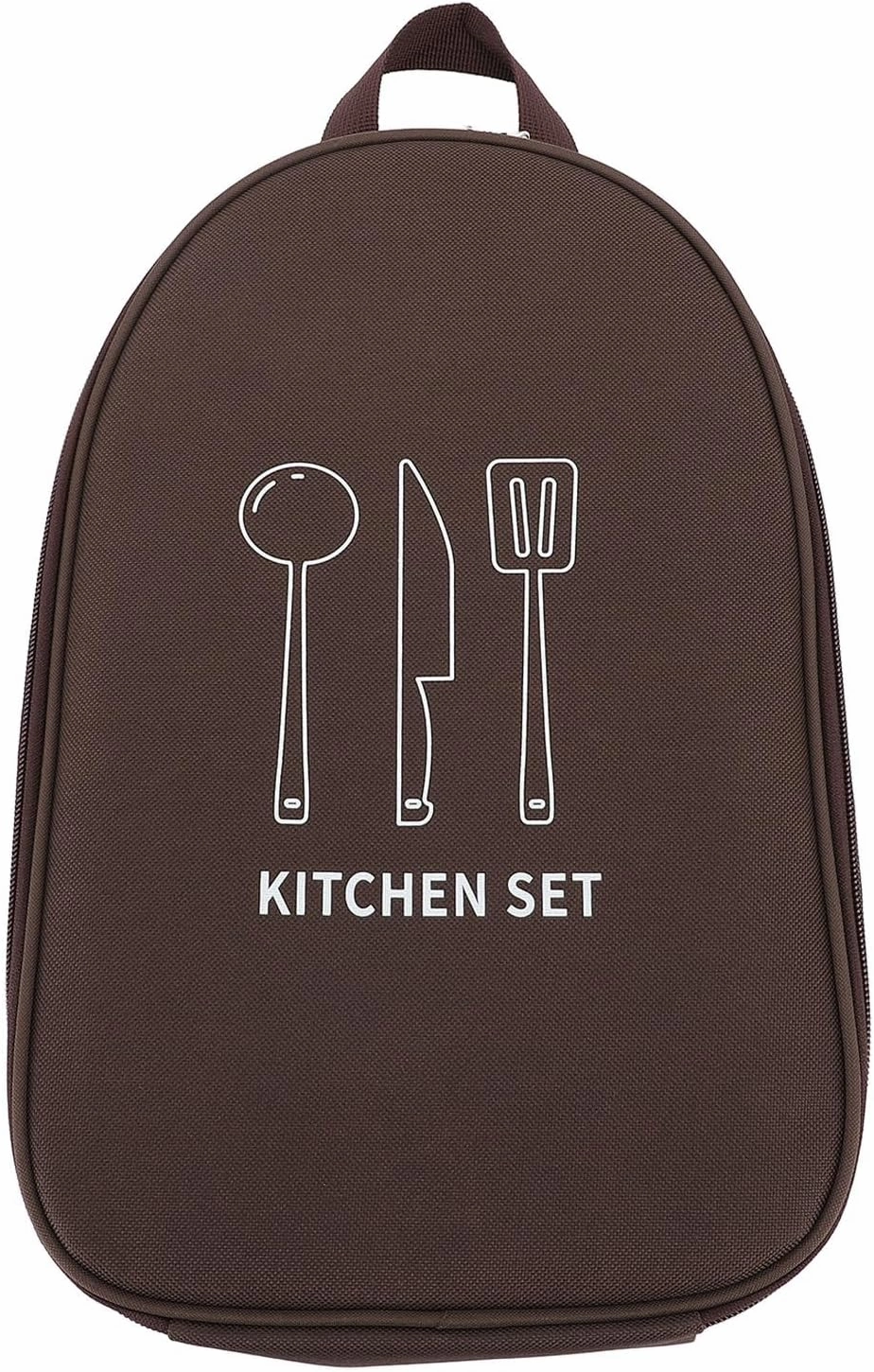 Portable Camping Cooking Utensils Organizer Bag Travel Kit, Multifunctional & Stylish, Easy to Use with Multiple Compartments for Picnic, BBQ & Camping