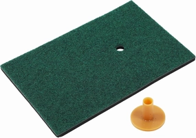 Portable Hitting Mat, 30x20cm/1.8 x7.9in Mini Mat, Swing Practice Mat Indoor Hitting Mat Artificial Lawn Grass Pad with Tee