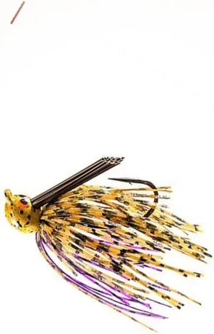 Power Finesse Jig 1/4 Oz Cross Eye Highly Efficient Lures for Various Kinds of Fish Jagg0le2364