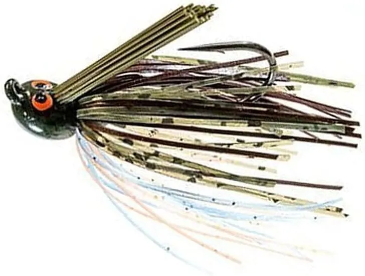 Power Finesse Jig 1/4 Oz Pond Cross Eye Highly Efficient Lures for Various Kinds of Fish Jagg0le2363