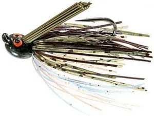Power Finesse Jig 1/4 Oz Pond Cross Eye Highly Efficient Lures for Various Kinds of Fish Jagg0le2363