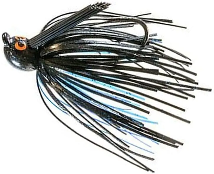 Power Finesse Jig 3/8 Oz Green Pumpkin Cross Eye Highly Efficient Lures for Various Kinds of Fish Jagg0le2373