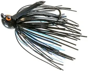 Power Finesse Jig 3/8 Oz Green Pumpkin Cross Eye Highly Efficient Lures for Various Kinds of Fish Jagg0le2373