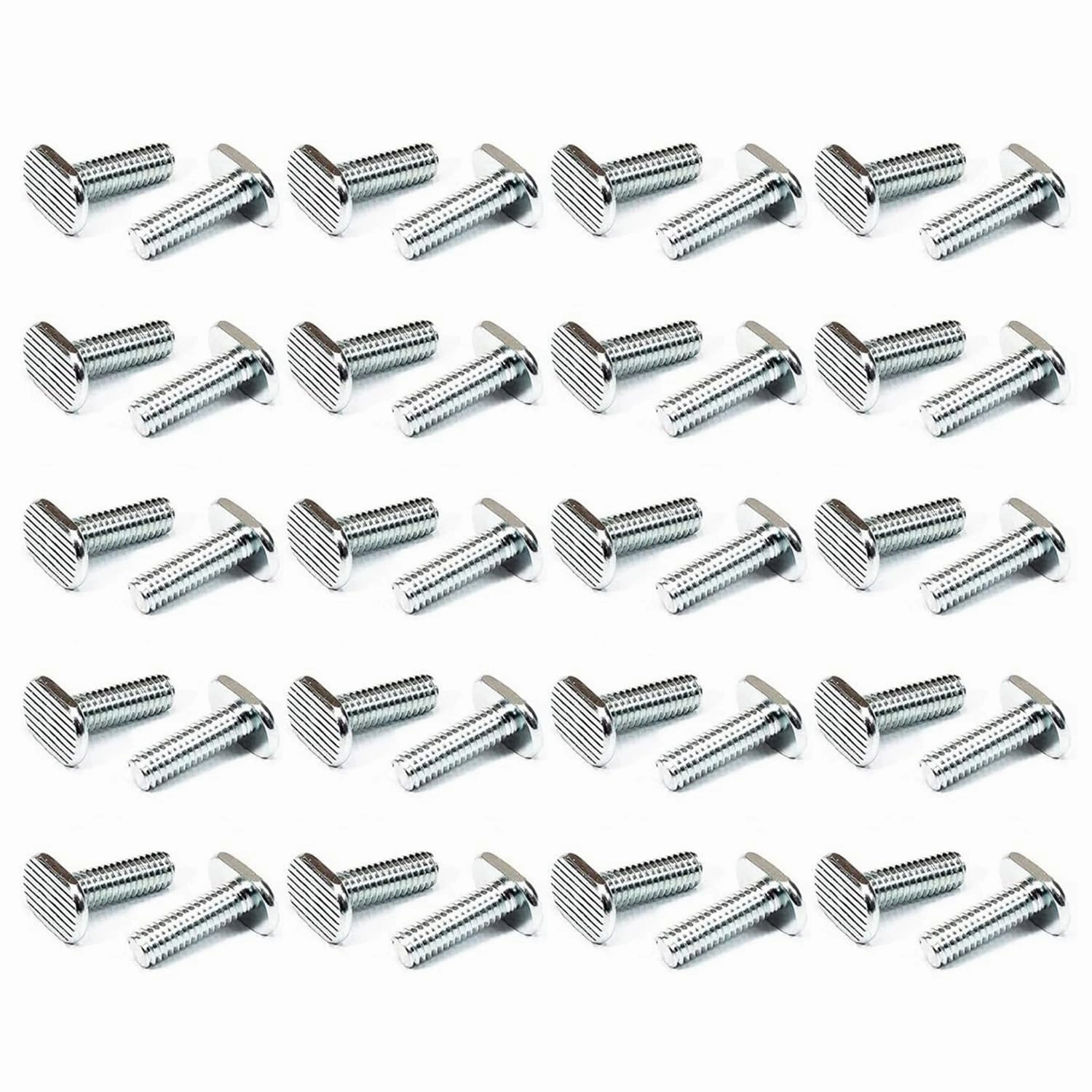 POWERTEC 5/16"-18 T Track Bolts - 40 Pack, 1 Inch Long for Universal T Track, Accessories for Woodworking Jigs and Fixtures