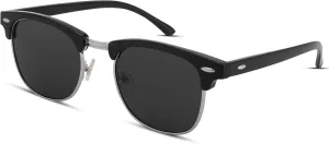 Pro Acme Semi-Rimless Polarized Sunglasses UV 400 Protection for Women Men