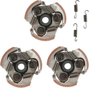 PRO BAT 3Pcs 3 Shoes Centrifugal Clutch Pad for 2 Stroke 43cc 47cc 49cc Pocket Mini PIT Quad Dirt Bike ATV
