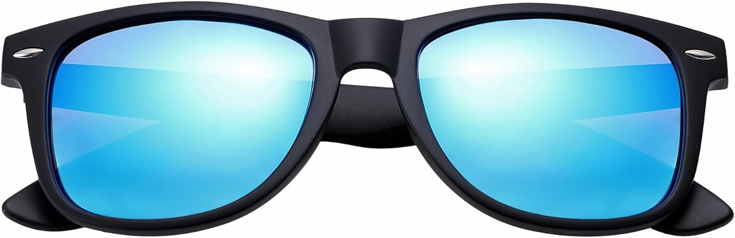 Pro Acme Semi-Rimless Polarized Sunglasses UV 400 Protection for Women Men
