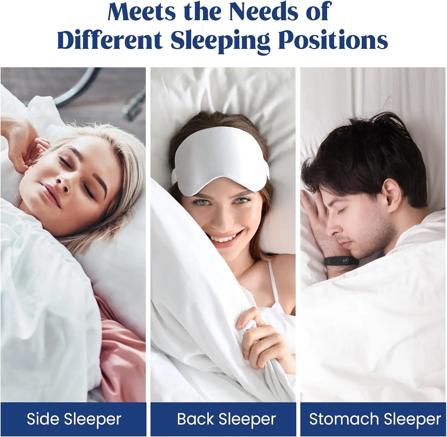 puredown® Goose Feather Down Pillows, Soft Fluffy Luxury Hotel Collection Pillows Standard Size Set of 2, 100% Cotton Cover, Medium Firm Bed Sleeping Pillow for Back, Stomach or Side Sleeper.