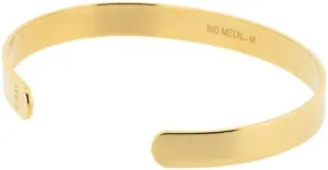 QRAY Gold Lite Steel Golf Athletic Bracelet Men Women C-Shaped Health Wellness Bracelet