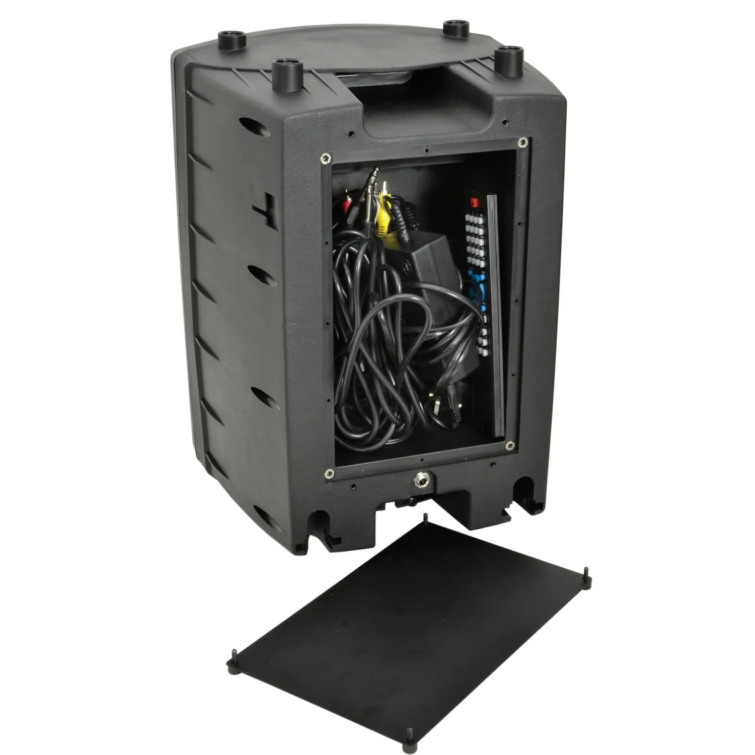 QTX PAV8 portable PA set   2 UHF mics, CD/DVD, USB/SD & Bluetooth