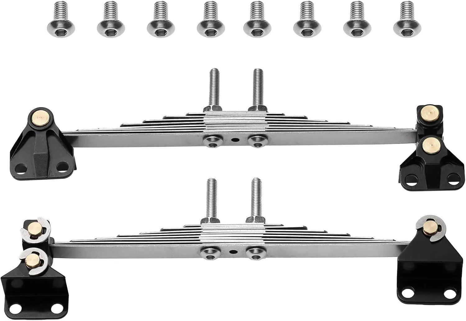 Racing RC Car Metal Front Suspension Plate Set Upgrades Parts Accessories for Tamiya RC Car Tractor Trailer Truck RC Car