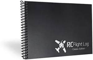 RC Flight Log Classic Edition Logbook for Remote Control Airplane Helicopter Quadcopter Drone